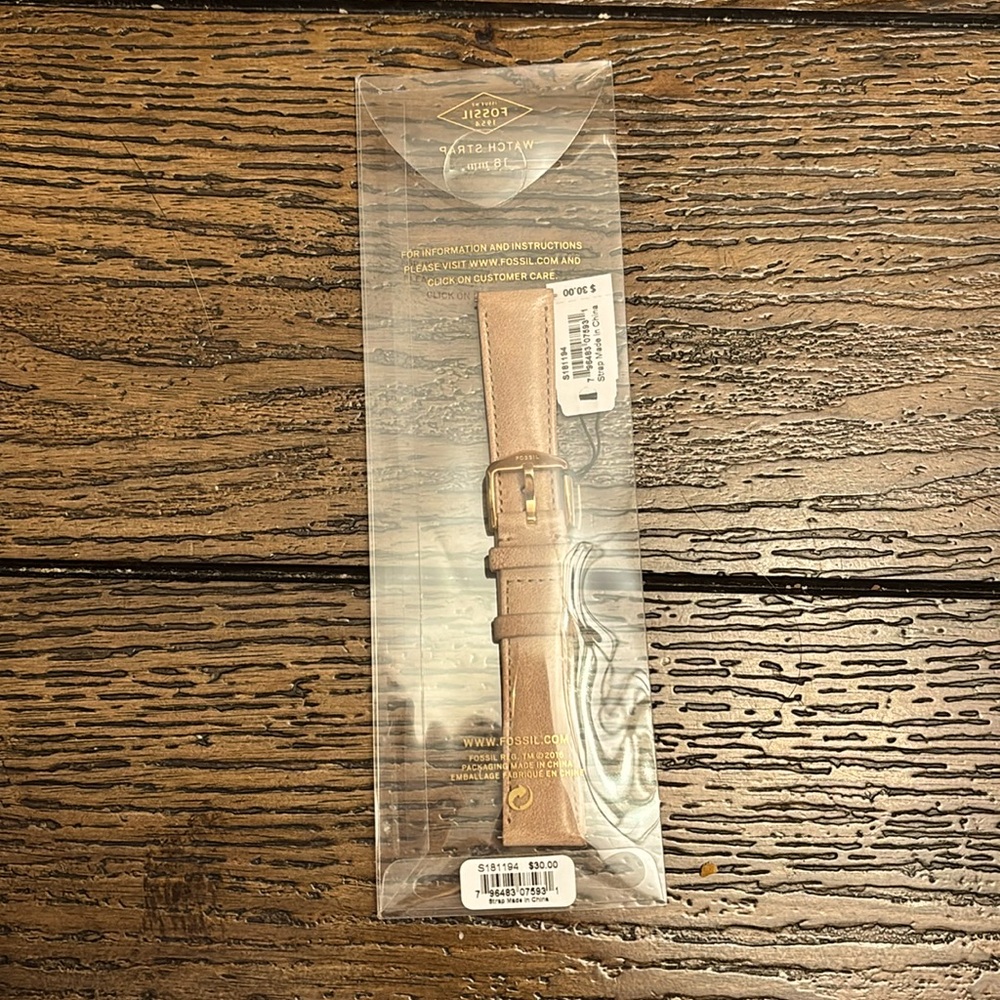 Fossil Leather Watch Band
